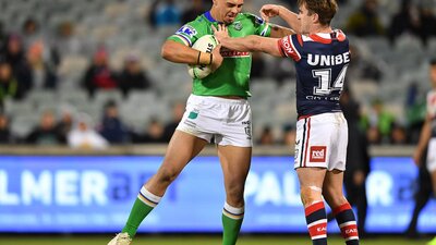 Trey Mooney takes on the Roosters