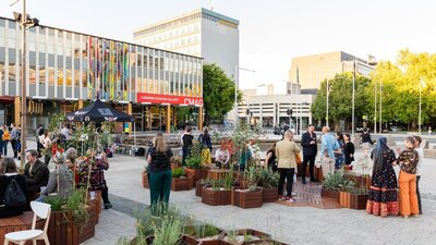 Opening of 2024 Craft + Design Canberra Festival in Civic Square