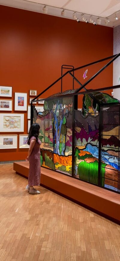 Installation view of House of Namatjira Installation view of 5th National Indigenous Art Triennial: After the Rain