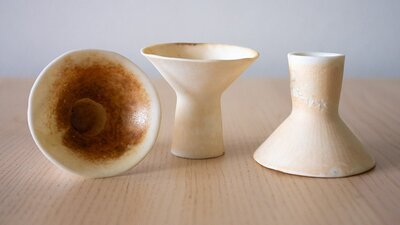 Ceramic sake cups