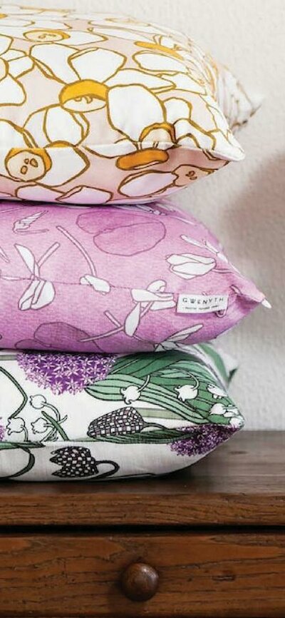 Cushions by Gwenyth Macnamara Cushions by Gwenyth Macnamara
