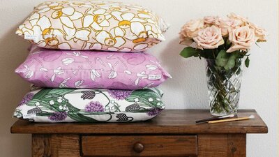 Cushions by Gwenyth Macnamara Cushions by Gwenyth Macnamara