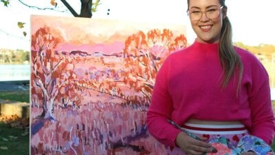 Acrylic painting workshops, Canberra with Sophie Ryan