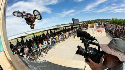 Samual Grace wallride flair at ACT JAM 2023