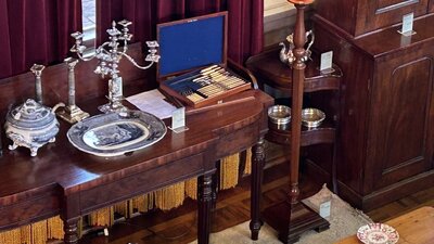 Early Georgian and Victorian English and French furniture and decorative items Early Georgian and Victorian English and French furniture and decorative items