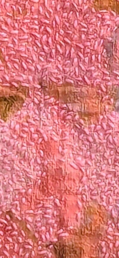 pink and yellow textile
