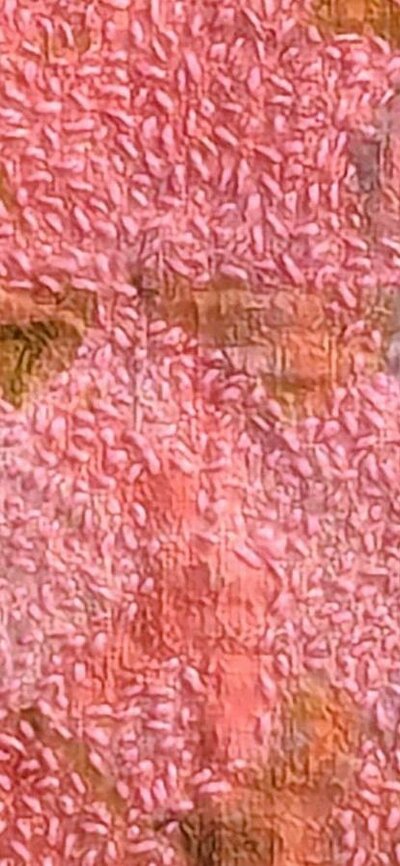 pink and yellow textile