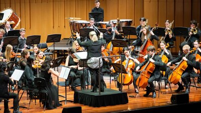 Image: ANU Orchestra 2024. Photo by Yun Hu / ANU Image: ANU Orchestra 2024. Photo by Yun Hu / ANU