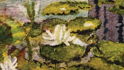 Oliver Cheng, Serenity II, watercolour