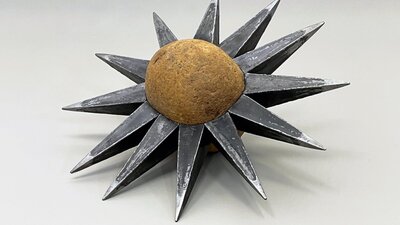 Stone, Mild Steel 28 x 37 x 40 cm AUD 5,500