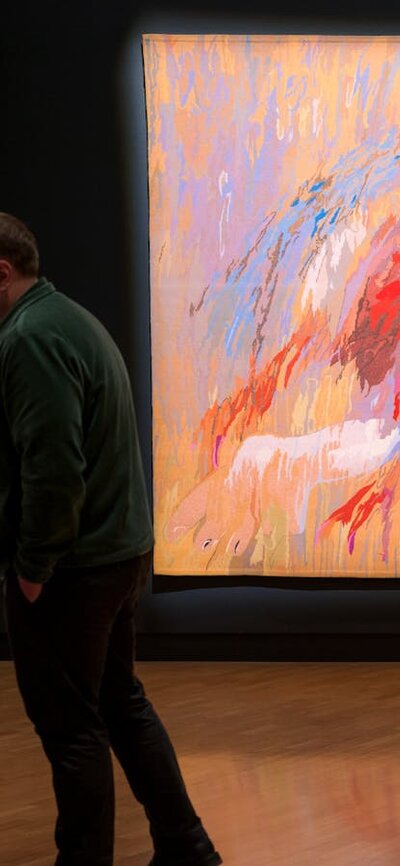 Installation view, Arthur Boyd: Tapestries, National Gallery of Australia, Kamberri/Canberra, 2026 Monumental tapestries by renowned Australian artist Arthur Boyd
