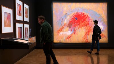 Installation view, Arthur Boyd: Tapestries, National Gallery of Australia, Kamberri/Canberra, 2026 Monumental tapestries by renowned Australian artist Arthur Boyd