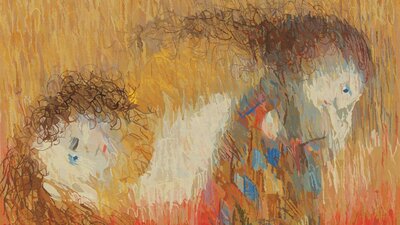 Arthur Boyd, St Francis when young turning aside 1972 A monumental tapestry by renowned Australian artist Arthur Boyd.