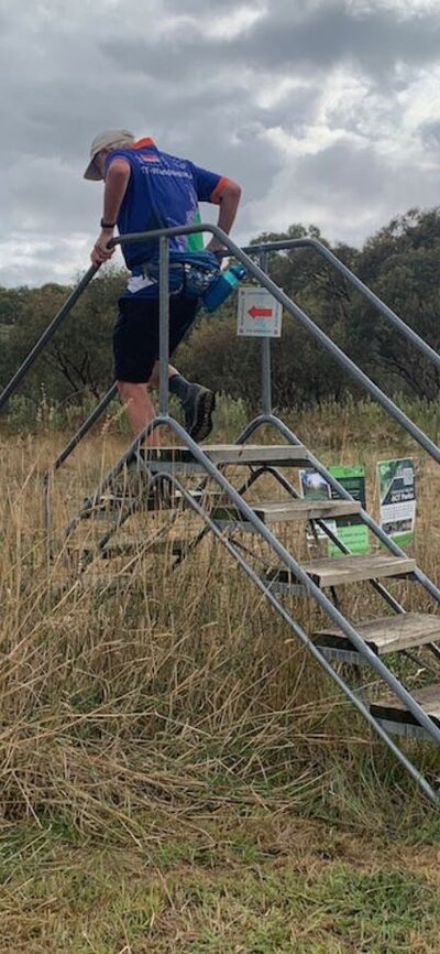 24km Walkers passing the half-way point