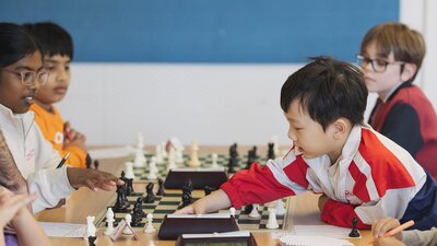 Junior Chess Players at an ACTJCL Chess Tournament
