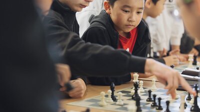 Junior Chess Players at an ACTJCL Tournament