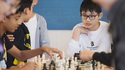 Junior Chess Players at an ACTJCL Tournament
