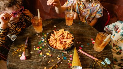Chicken + Chips + Bubble Tea Mocktails for the Kids Bar Beirut NYE All Ages Party
