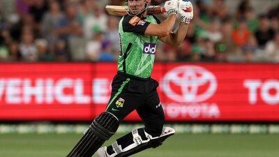 T20 superstar Marcus Stoinis in action for the Melbourne Stars