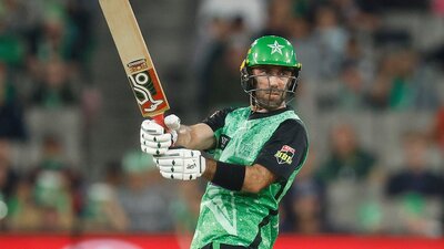 T20 superstar Glenn Maxwell in action for the Melbourne Stars