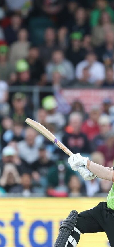 T20 superstar David Warner in action for Sydney Thunder at Manuka Oval