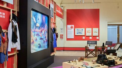 Gallery's interactive space.