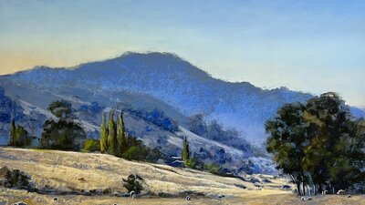 Evenimg Light, Wee Jasper Station By Amanda McLean