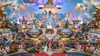 Still from Heaven's Gate by Marco Brambilla