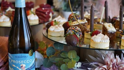 Bubbly & Bites in the Patio at Woden