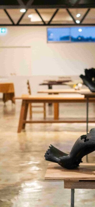Build, Burn, Repeat at the Thor's Hammer Mixing Room Gallery Gallery photo showing the exhibition