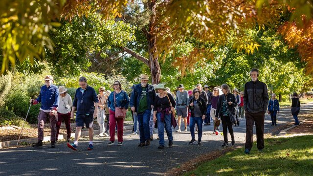 Heritage walk Canberra and Region Heritage Festival 2023