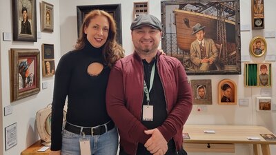 Marko Jovas from Sydney is one of the many artists exhibiting.