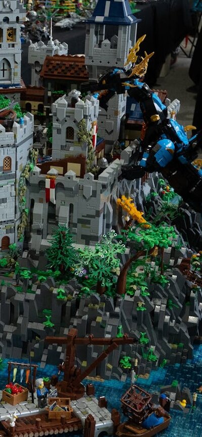 Exciting LEGO castle display