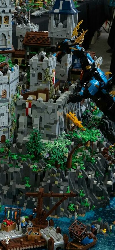 LEGO Castle Exciting LEGO castle display