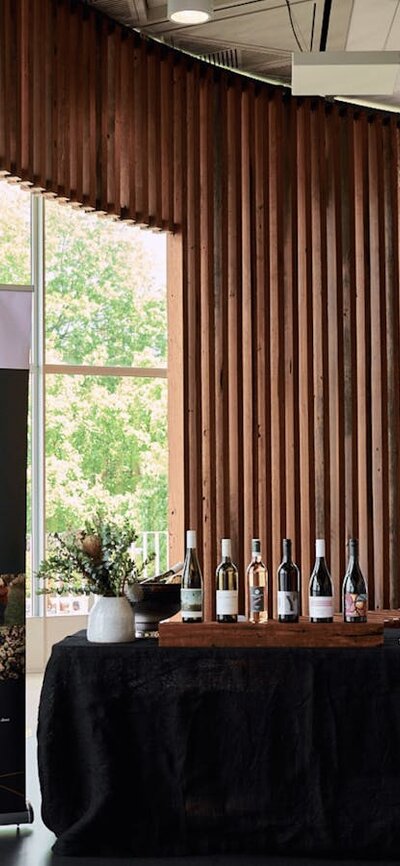 The Canberra Cellar Door is a pop up wine tasting in the Canberra and Region Visitor's Centre A photo of the Canberra Cellar Door set up.