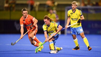 Canberra Chill Men's Player against Brisbane Blaze in Brisbane