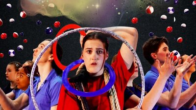 Circus skills like acrobatics, juggling, aerials and more in Warehouse Circus