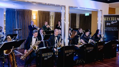 Spectrum Big Band playing Great Gatsby at Hotel Kurrajong