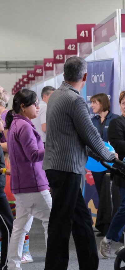 Crowd shot of the Canberra Disability Expo 2023