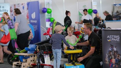 Crowd shot of the Canberra Disability Expo 2023