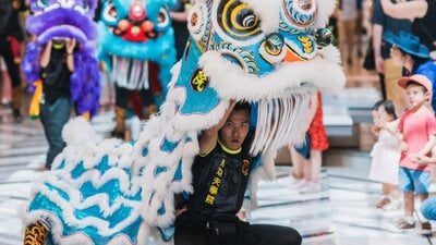 Canberra dragon Dance at Canberra Centre Lunar New Year