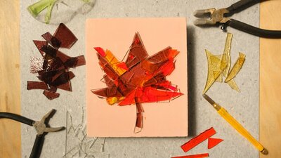 Leafy Light Catchers WIP