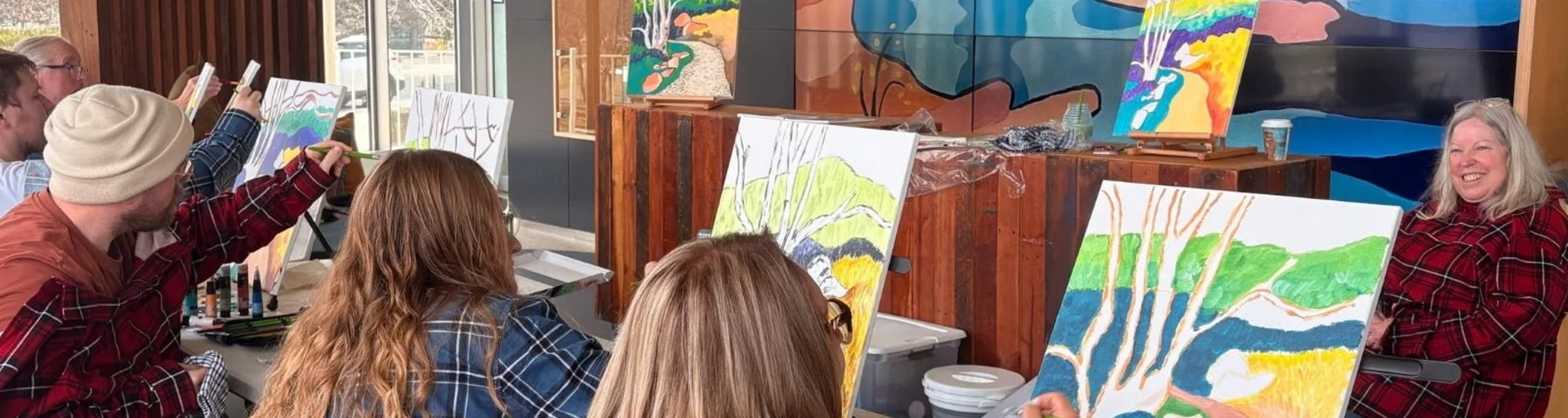 Canberra Made Series - Painting Your Way with Jenny Adams from Popcorn Art: Developing Your Style