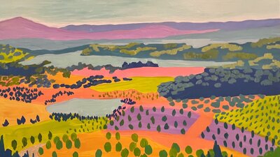 painting of Canberra