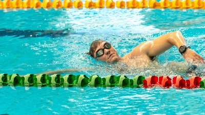 swimmer in water