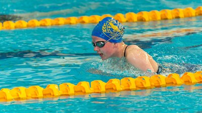 swimmer in water