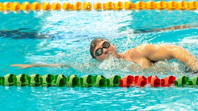 swimmer in water
