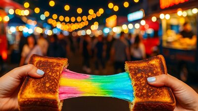 Rainbow Toasties