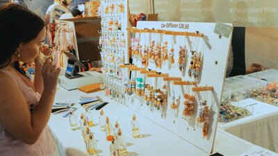 Browse local market stalls