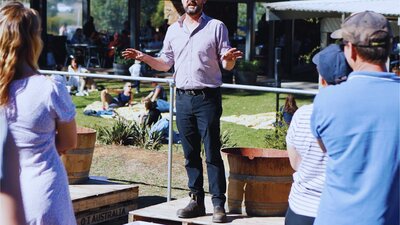 Stomp Festival Grape Stomping